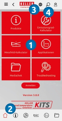 Screenshot der KITS App