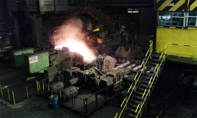 Production of hot-rolled heavy plate