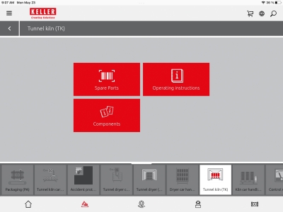 KELLER Bolt Information System - application de service KBIS