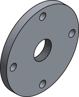 Anbauflansch PZ 40/N-130 AF 1