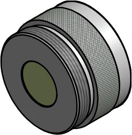 ZnS-Scheibenvorsatz PA 10/I