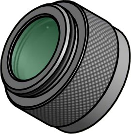 Saphir-Scheibenvorsatz PS 15/I AF 1