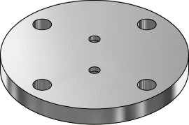 Flansch PB 08/R AF 1