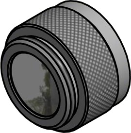 CaF2-Scheibenvorsatz PS 15/I AF 3