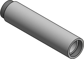 Supplementary tube ZA 01/Q-35 AF 1