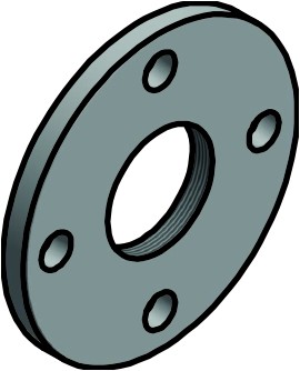 Anbauflansch PZ 20/F-50